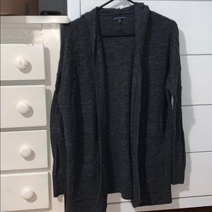 AE hooded cardigan
